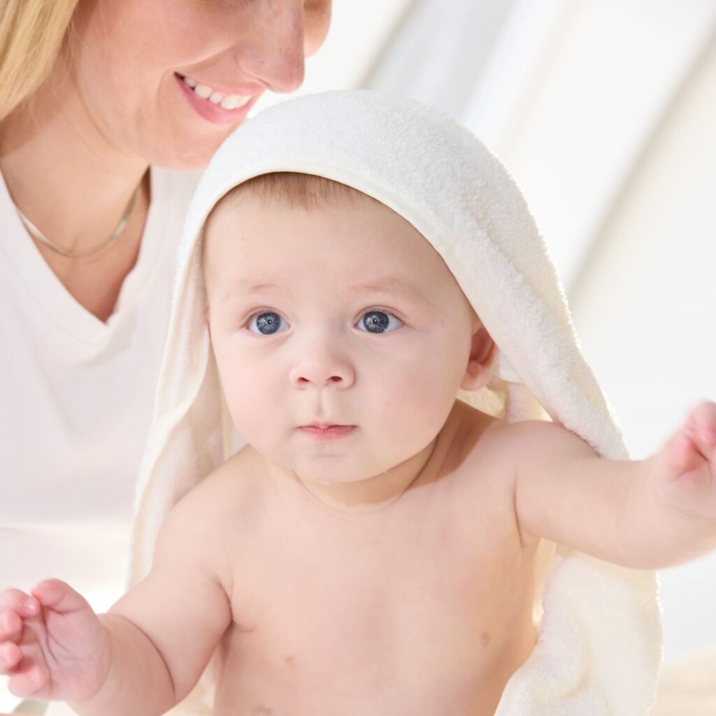 baby skincare photography